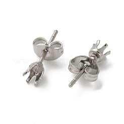 Ohrstecker-Beschläge aus chirurgischem Edelstahl 316&nbsp;STAS-Z118-03P-05