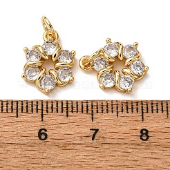 Pendentifs en laiton zircon cubique pavé&nbsp;KK-A270-10G