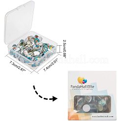 Cabochons di vetro flatback per i progetti fai da te&nbsp;GGLA-PH0005-12mm-06D