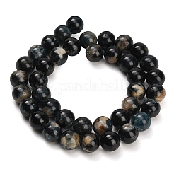 Brins de perles de tourmaline bleue naturelle&nbsp;GG-NH0002-A01-10mm