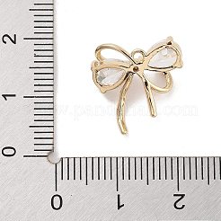 In ottone con pendenti in zirconi chiari&nbsp;LS-KK-Z061-22G