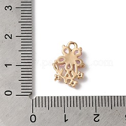 Ottone micro spianare pendenti zirconi&nbsp;KK-C062-063G