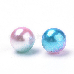 Perle di perle imitazione acrilico arcobaleno&nbsp;X-OACR-R065-8mm-A05