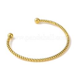 Ionenplattierung (IP) 304 Edelstahl-Manschettenarmbänder für Frauen&nbsp;BJEW-B104-27G