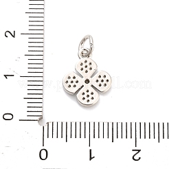 Pendentifs avec zircon cubiques à micro-pavés en laiton&nbsp;KK-H527-15P