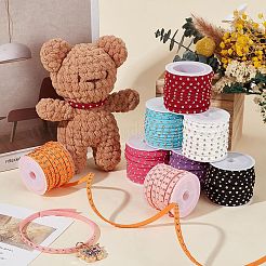 8 rouleau de cordon en faux suède 8 couleurs&nbsp;LW-CL0001-06A