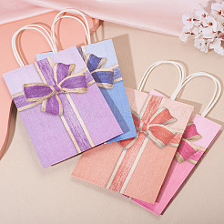 Rechteckige Geschenk-Aufbewahrungstüten aus Papier mit Griff&nbsp;CARB-TAC0003-01