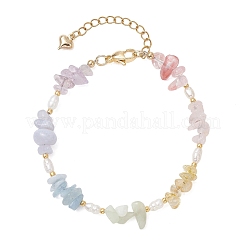 Braccialetti di perline con pietre preziose miste naturali per donna&nbsp;BJEW-JB13219-01