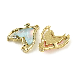 Pendentifs en alliage de résine avec placage UV&nbsp;FIND-M033-01
