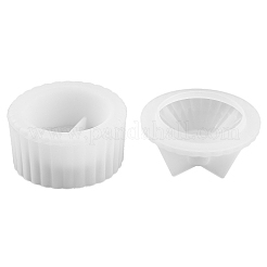 DIY Silikonformen für Kerzenbecher mit Streifen&nbsp;LS-DIY-Q037-08A
