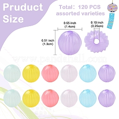 120 stücke 6 farben nachahmung gelee acryl perlen&nbsp;MACR-YW0003-22