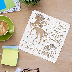Wiederverwendbare Zeichenschablonen aus Kunststoff&nbsp;DIY-WH0172-365