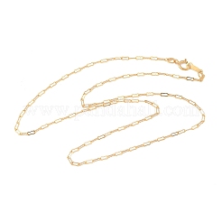 Lange ovale Gliederkettenhalsketten aus Messing für Damen und Herren&nbsp;NJEW-Z068-05G