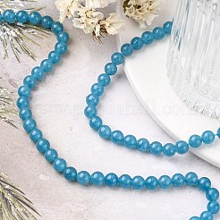 Chapelets de perles de jade blanche naturelle&nbsp;X-G-G051-R1-6mm