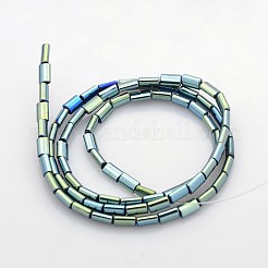 Electroplate non magnetici ematite sintetico fili di perline&nbsp;G-J220-07
