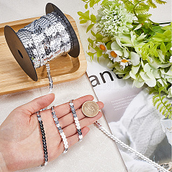 2 Rolle Paillettenperlen aus Kunststoff&nbsp;FIND-CY0001-13D