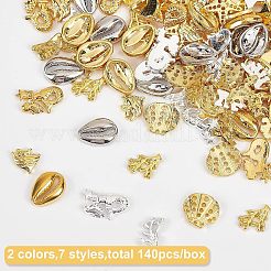 100 cabochon in lega stile oceano in 3 colori&nbsp;MRMJ-OC0002-30
