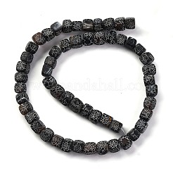 Fili di perline di agata naturale stagionato&nbsp;G-G177-E18-04