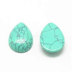 Cabochons turchese sintetico&nbsp;G-R417-18x25-44