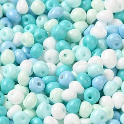 6/0 perles de rocaille en verre avec peinture à cuisson opaque&nbsp;X1-SEED-M012-02A-23