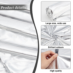 Tissu extensible en polyester et spandex&nbsp;DIY-WH0002-56C