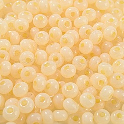 Imitationsjade 3/0 Glasperlen&nbsp;SEED-Z001-A-A13
