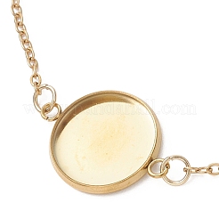 Braccialetto con catena satellitare in acciaio inossidabile 304&nbsp;BJEW-JB13163-04
