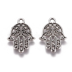 Pendente in lega stile tibetano&nbsp;X-TIBE-A36057-AS-RS