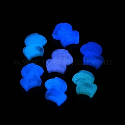 Perles acryliques transparentes bicolores lumineuses&nbsp;OACR-Q199-35