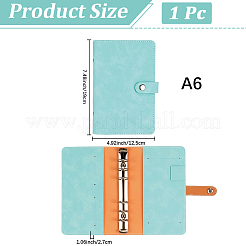 Couverture de carnet en cuir synthétique&nbsp;OFST-CL0001-09E