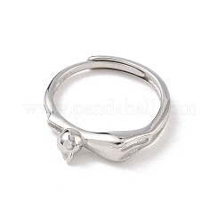 Modische verstellbare 925 Sterling Silber Fingerringe&nbsp;FS-WG7F94E-01