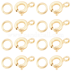 20pcs fermoirs à ressort en laiton&nbsp;KK-BBC0025-76