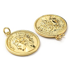 Messing Anhänger & Charms&nbsp;KK-K341-28G