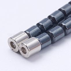 Unmagnetische synthetischen Hämatit Anhänger Halsketten&nbsp;NJEW-F168-04