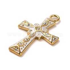 Pendenti in acciaio inossidabile 304 placcato oro 18k&nbsp;X-STAS-M331-02A-G