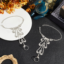 2 bracelet de tennis en strass cristal&nbsp;BJEW-CN0001-17C