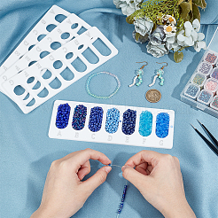 4 Stück Acrylperlen-Designbretter&nbsp;FIND-BC0013-08B