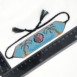 Miyuki Samen geflochtenes Perlenarmband&nbsp;BJEW-P269-25