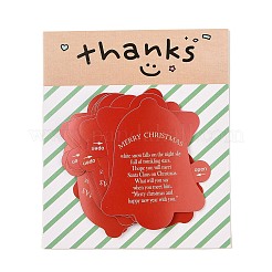 Selbstklebende Papieraufkleber mit Weihnachtsmotiven&nbsp;DIY-M070-10C