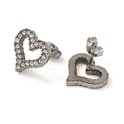 Boucle d'oreille à tige en acier inoxydable 304 avec placage sous vide PVD&nbsp;EJEW-C099-05GP