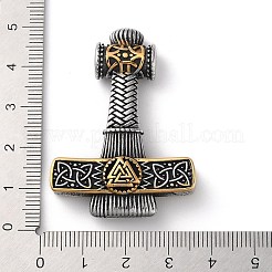 Ionenplattierung (IP) Viking 304 Edelstahl Anhänger&nbsp;STAS-D014-07AG