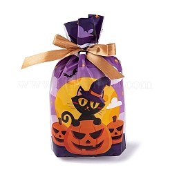 50 bolsa de plástico rectangular para dulces de Halloween.&nbsp;ABAG-U001-01K