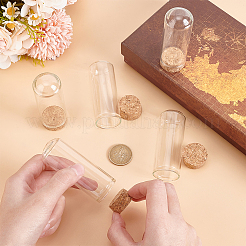 20 Stück leere Reagenzgläser aus Glas&nbsp;AJEW-BC0006-87