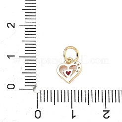 Colgante micropavé cubic zirconia de latón&nbsp;KK-D364-10G