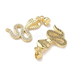 Colgante micropavé cubic zirconia de latón&nbsp;KK-L243-29G-12