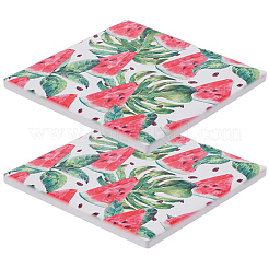 2 sous-tasses en porcelaine&nbsp;PORC-DJ0001-02B