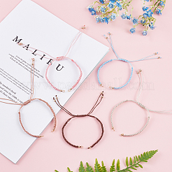 Verstellbare geflochtene Polyesterschnur Armbandherstellung&nbsp;AJEW-PH0001-48