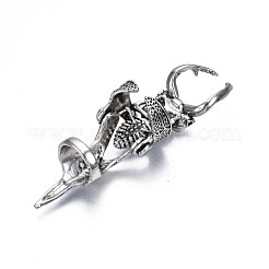 Vollfingerring aus Käferpanzerlegierung&nbsp;RJEW-T009-18AS