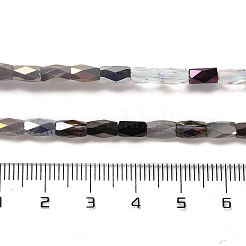Chapelets de perles en verre électroplaqué&nbsp;EGLA-D030-07C
