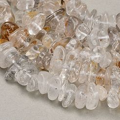Hilos de cuentas de diamantes herkimer naturales&nbsp;GG-CBAC61B-C08-01
